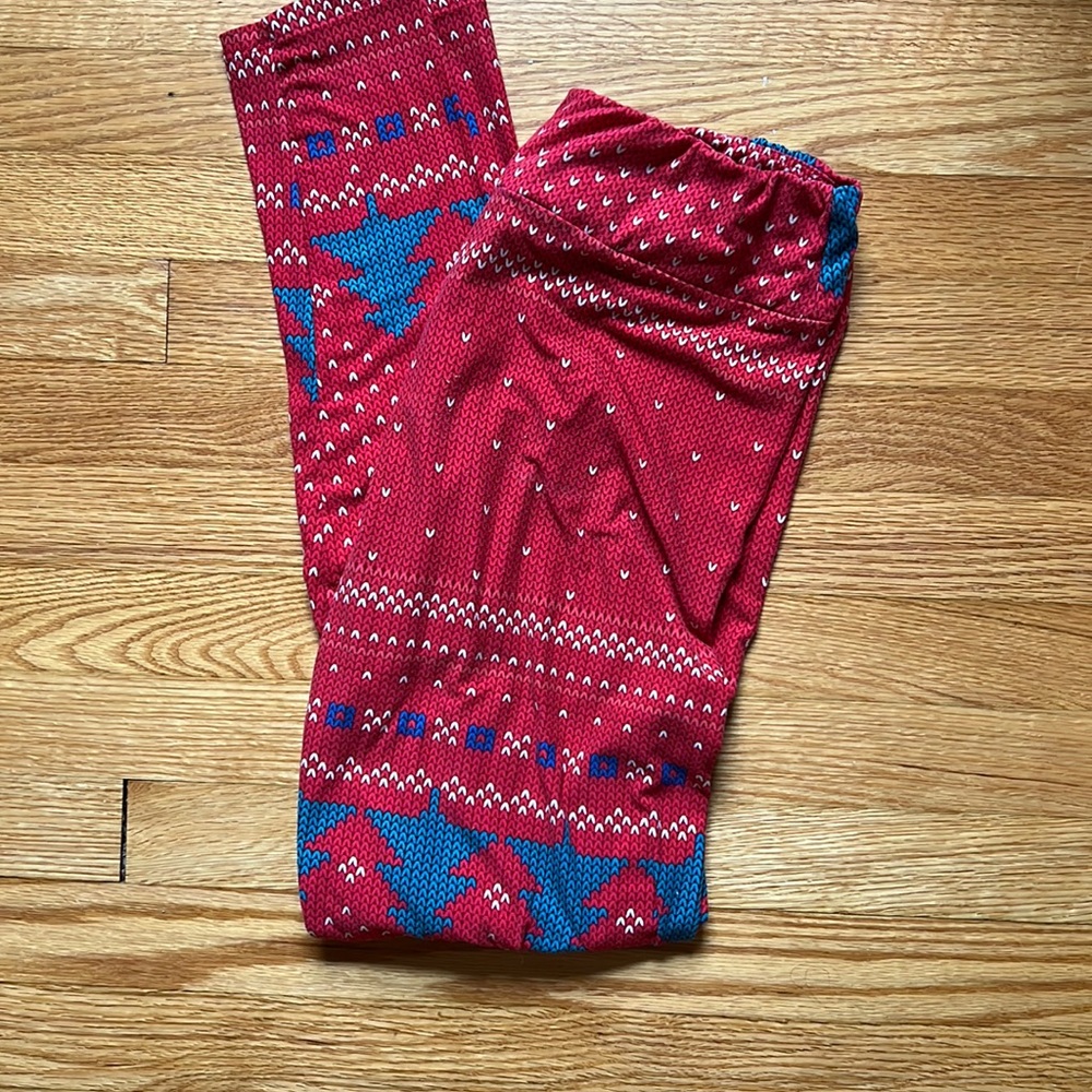 Vintage LulaRoe Christmas leggings TC